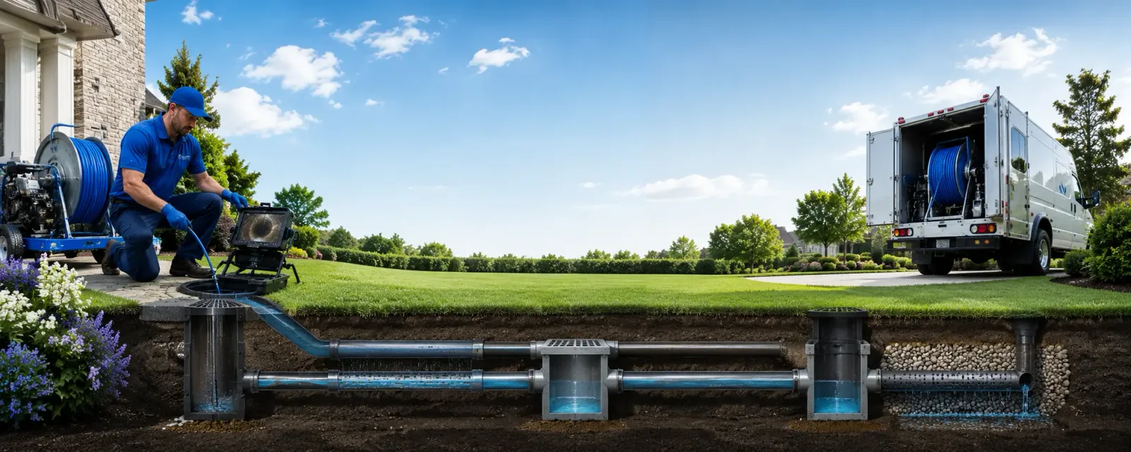 Outdoor drain cleaning information for Hempstead, TX